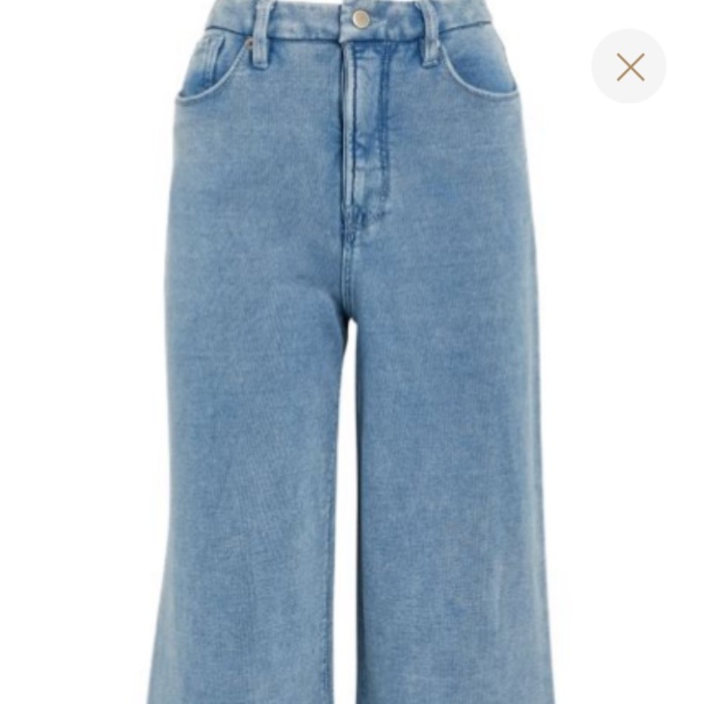 Good American jeanous wide leg skate jeans size 18